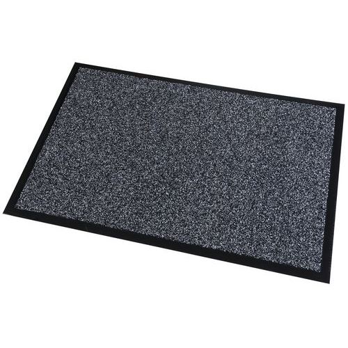 Ensiluokkainen samettimainen matto, harmaa - Paperflow