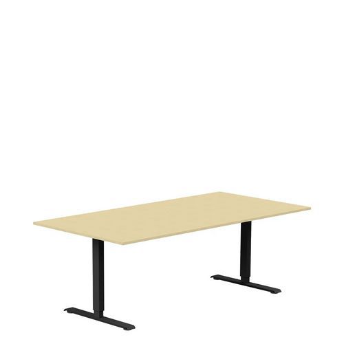 Konferenssipöytä 2000x1000, suorakulmainen T-jalka