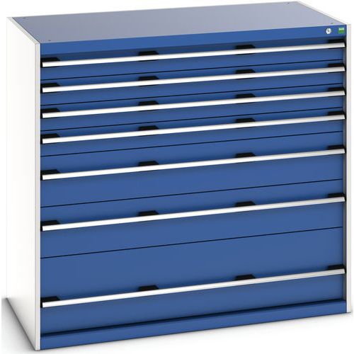 Laatikostokaappi SL-13712-7.2, 7 laatikkoa raskaalle kuormalle – Bott