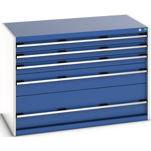 Laatikostokaappi SL-1379-5.2, 5 laatikkoa raskaalle kuormalle – Bott