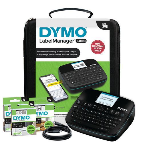 Tarratulostinsarja LabelManager® Executive LM640 CB Azerty - Dymo