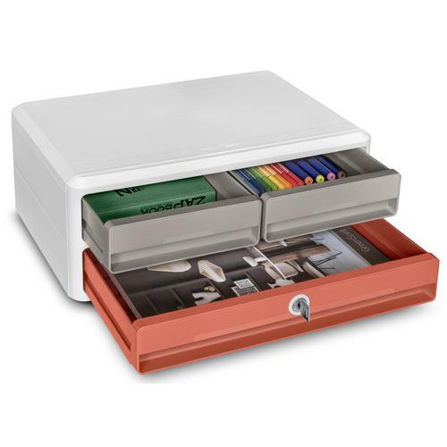 Säilytysmoduuli MoovUp 9-021S, valkoinen hiekka terrakotta - CEP