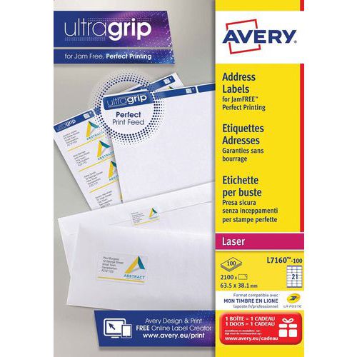 Osoitetarra Ultragrip - Lasertulostin