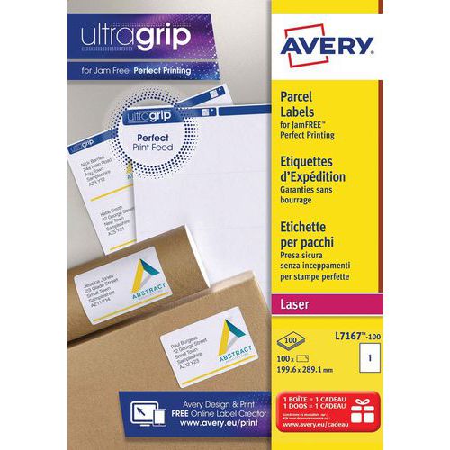 Lähetystarra Ultragrip - Lasertulostin - Avery