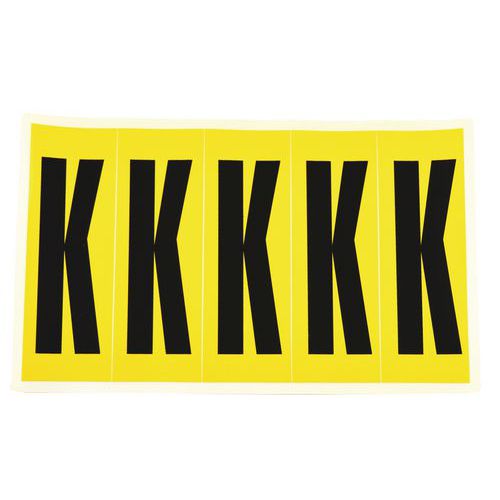 Itsekiinnittyvät kirjaimet ja luvut, 45 x 130 mm