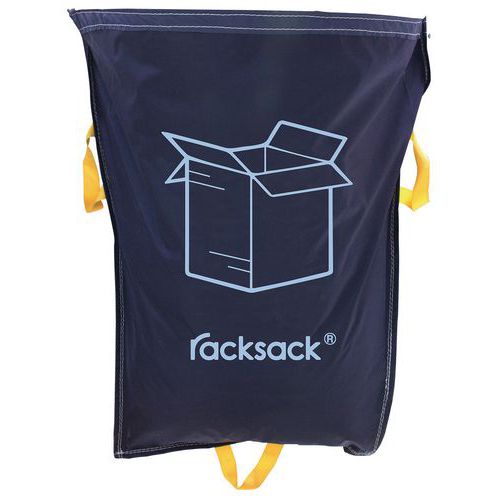 Racksack-jätelajittelusäkki hyllyyn – pahvi
