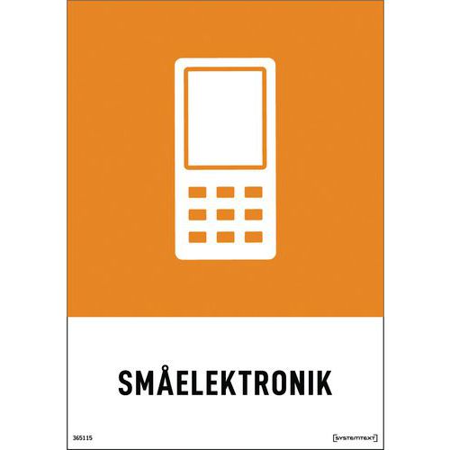 Kyltit - Jätekäsittely - Systemtext