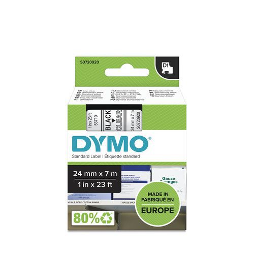 D1-tarrakasetti, leveys 24 mm – Dymo