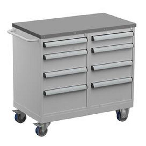 Työkalukärry teräksestä, teräslevyllä - Treston