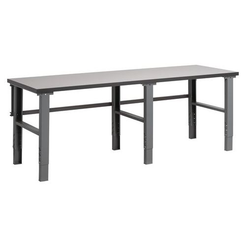 Työtaso Workshop kiinteä 500 kg laminaattilevyllä - WFI