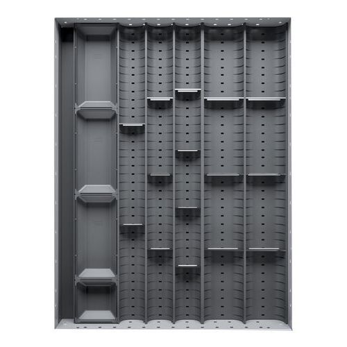 BOTT-työtasolaatikoiden jakaja 525x650x150 mm