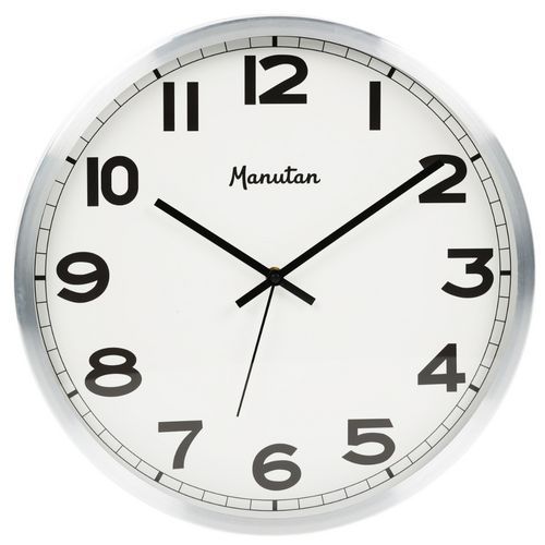 Analoginen seinäkello kvartsi Ø 40 cm - Manutan Expert