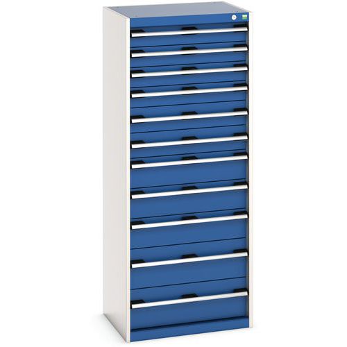 Kaappi 11 laatikolla Cubio 1600x650x525 mm – Bott
