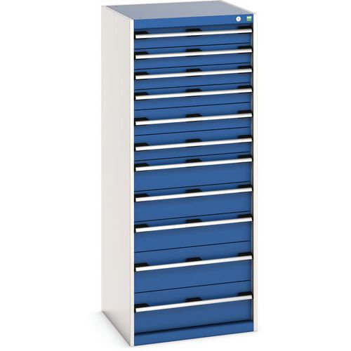 Kaappi 11 laatikolla Cubio – 1600x650x650 mm – Bott