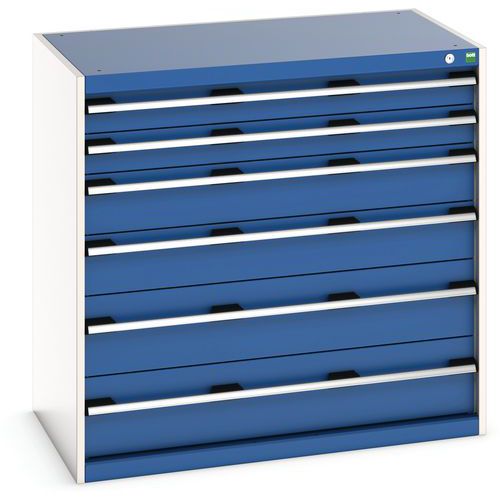 Kaappi 6 laatikolla Cubio – 1050x650x1000 mm – Bott
