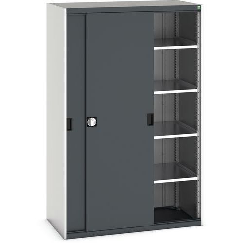 Vahva kaappi liukuovilla Cubio 1300x650x2000 mm – Bott