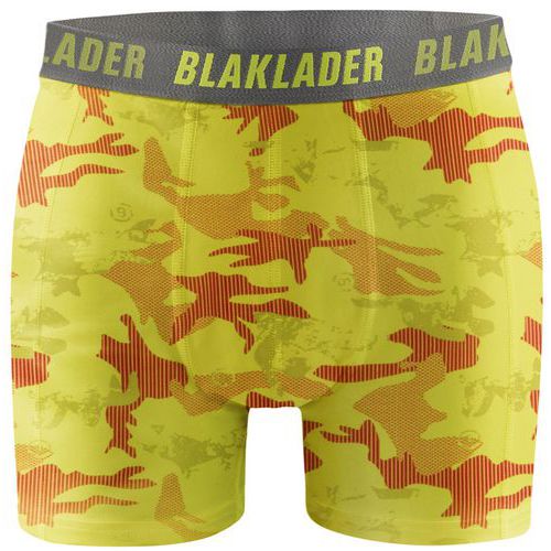 Boxerit 2-pack Huomio keltainen/Harmaa