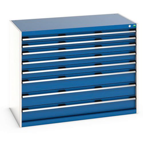 Kaappi 8 laatikolla raskaalle kuormalle 1300x650x1000mm - Bott
