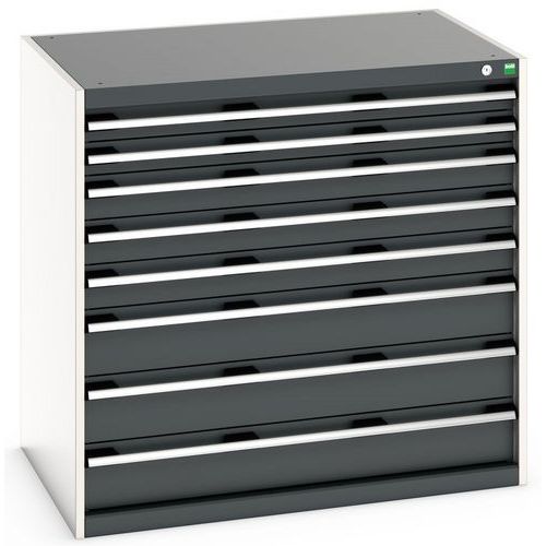 Kaappi 8 laatikolla raskaalle kuormalle 1050x650x1000mm - Bott