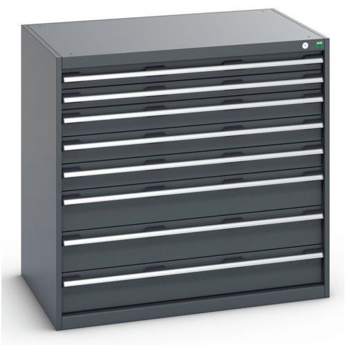 Kaappi 8 laatikolla raskaalle kuormalle 1050x750x1000mm - Bott
