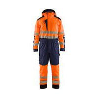 Highvis talvihaalari Huomio oranssi/Mariininsininen