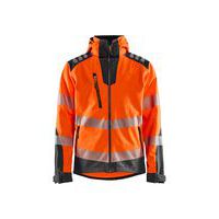 Highvis softshelltakki Huomio oranssi/Grafiitinharmaa