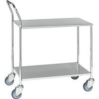 Pöytävaunu, ruostumaton - Kongamek