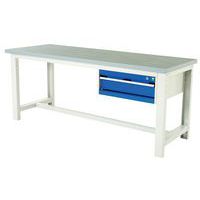 Työpöytä Cubio 1 laatikolla - Leveys 200 cm - linoleumi - Bott
