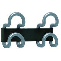 Seinään kiinnitettävä koukku - Lanka - 2 kaksoiskoukkua - Unilux