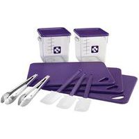 Ruoanvalmistussetti 12-osainen allergeeneja Rubbermaid