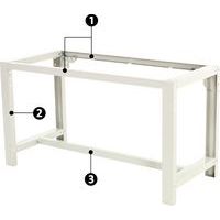 Sarja 3-osaisia pitkittäispalkkeja Cubio - Bott