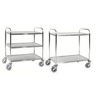 Pöytävaunu ruostumaton 910 mm C3, 18/8 - Kongamek