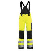 Naisten highvis talvihousut henkseleillä Huomio keltainen/Musta - Blåkläder