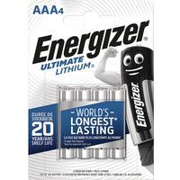 Ultimate-litiumparisto - AAA/LR03 - 1,5 V - 4 kpl:n pakkaus - Energizer