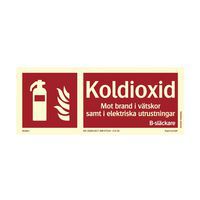 Kyltti Supernova+® hiilidioksidisammutin - Systemtext