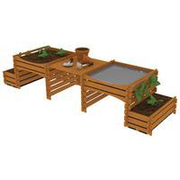 Blomsterstander & vihannespuutarha