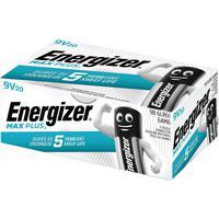 Max Plus ‑alkaliparisto - 9 V - 20 kpl:n pakkaus - Energizer