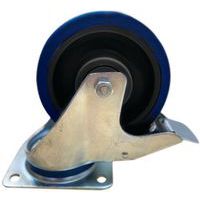 Kiinteä pyörä, Maks kuormitus: 180 kg, Halkaisija: 150 mm, Jarru: ei, Pyörä: Nivelpyörät