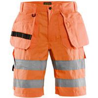 Highvis riipputaskushortsit Huomio oranssi