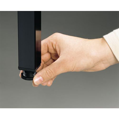 bouchon de réglage pour mise à niveau du banc.