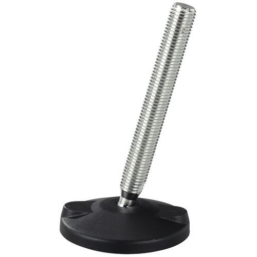 Säädettävä jalka polyamidia - Ø 100 mm - 1 200 kg - Ruostumaton teräs - Robo