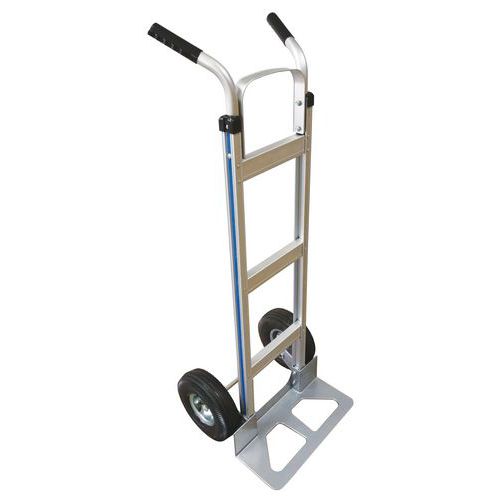 Alumiininen nokkakärry – kiinteä alusta – kantokyky 150 kg Alumiininen nokkakärry – kiinteä alusta – kantokyky 150 kg
