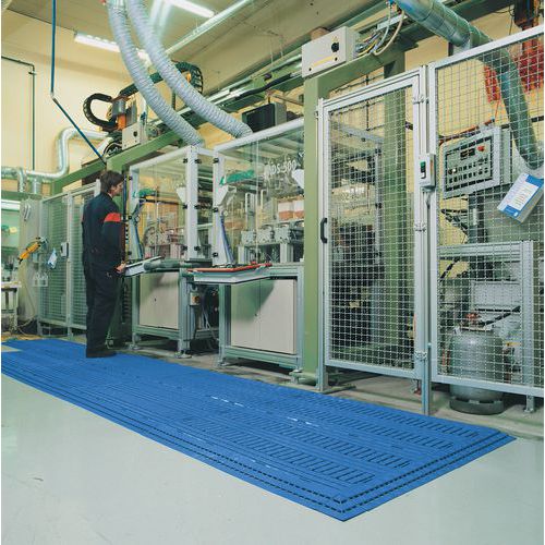 S'utilise partout où le travail doit se faire en position debout : machines, établis, tables d'emballage, comptoirs, etc. S'utilise partout où le travail doit se faire en position debout : machines, établis, tables d'emballage, comptoirs, etc.